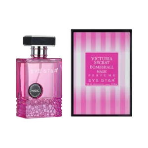 ادکلن زنانه آی استار مدل magic با رایحه بامب شل ویکتوریا سکرت